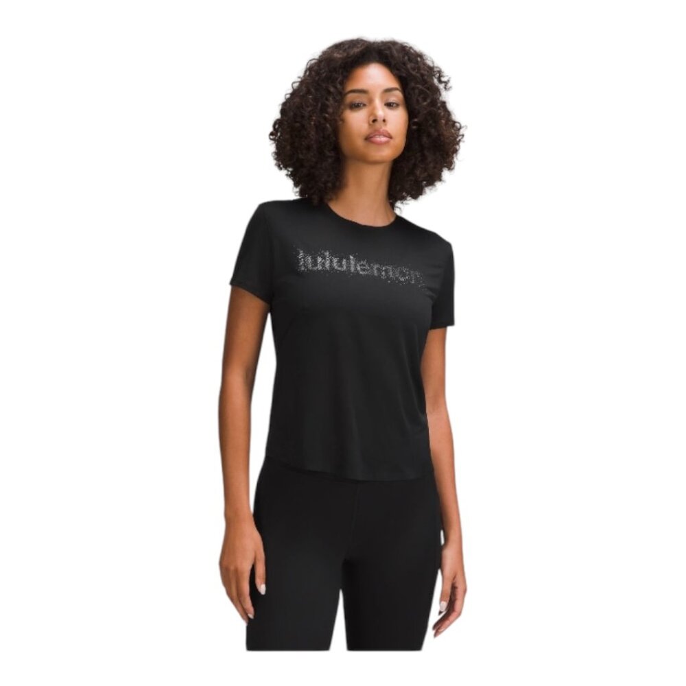 Lululemon Ultralight Reflective Running T-Shirt, Size 4, Black